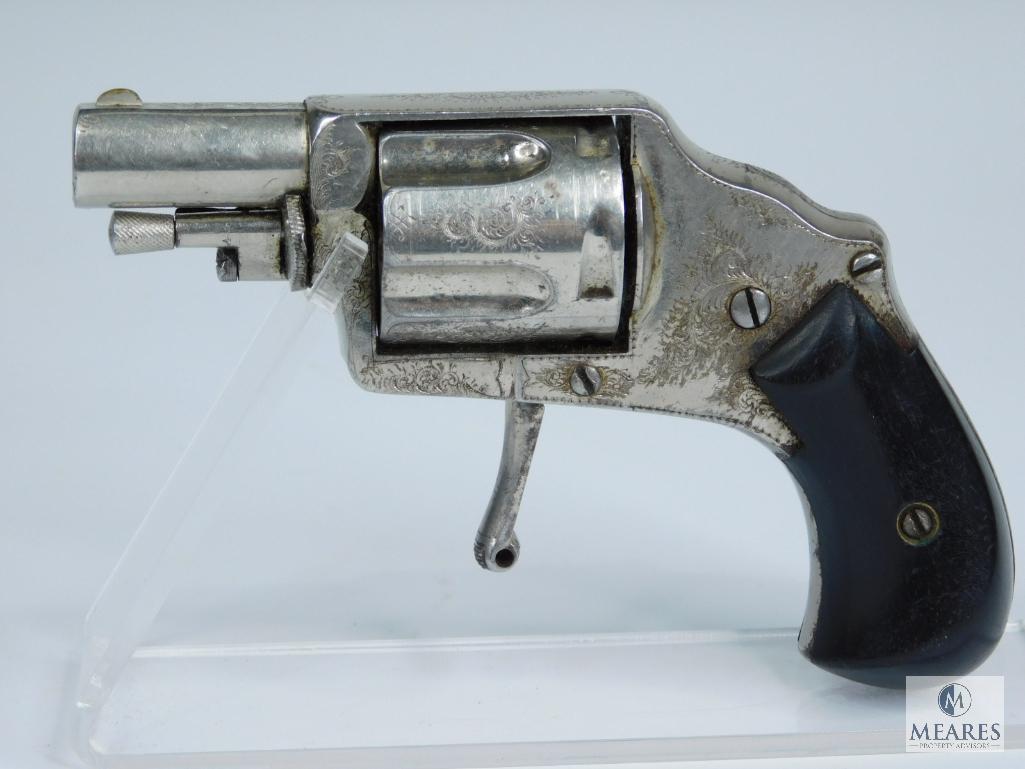 Belgium Hammerless Bicycle Gun .32 Cal. DA Revolver (5042)