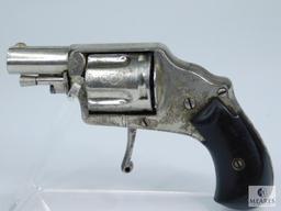 Belgium Hammerless Bicycle Gun .32 Cal. DA Revolver (5042)