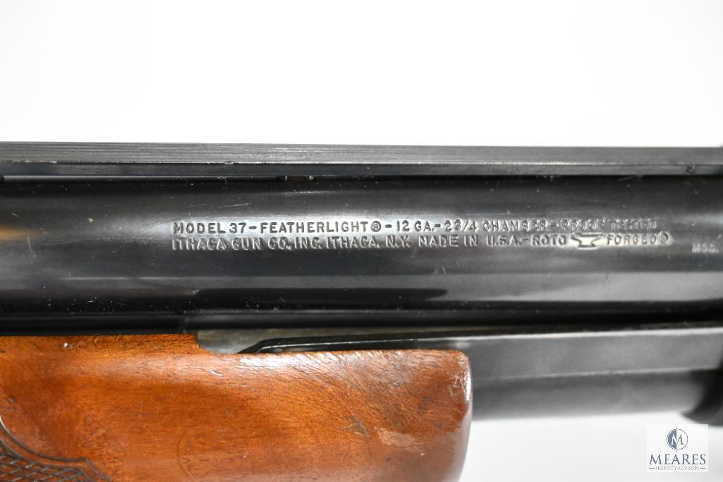 Ithaca Model 37 Featherlight Pump Action 12 Ga. Shotgun (4862)