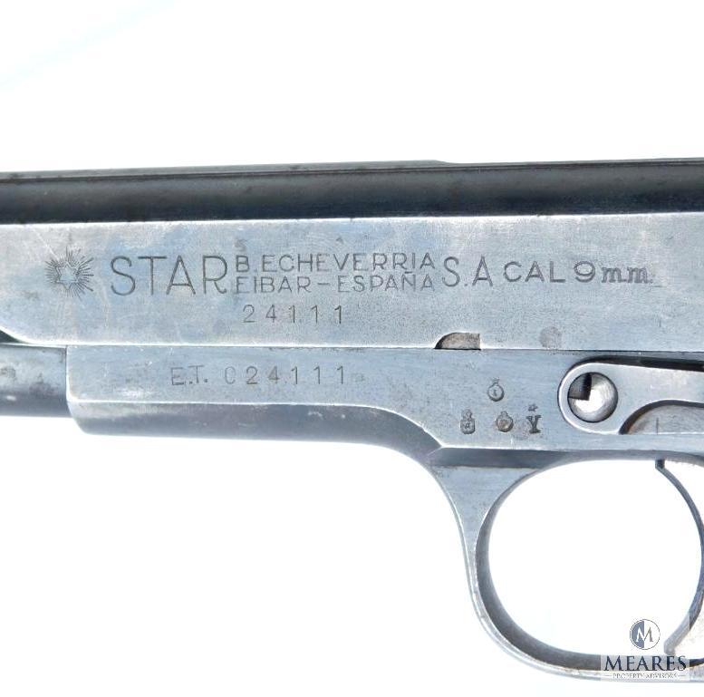 Star Model A Super 9x23MM Largo Semi Auto Pistol (5435)
