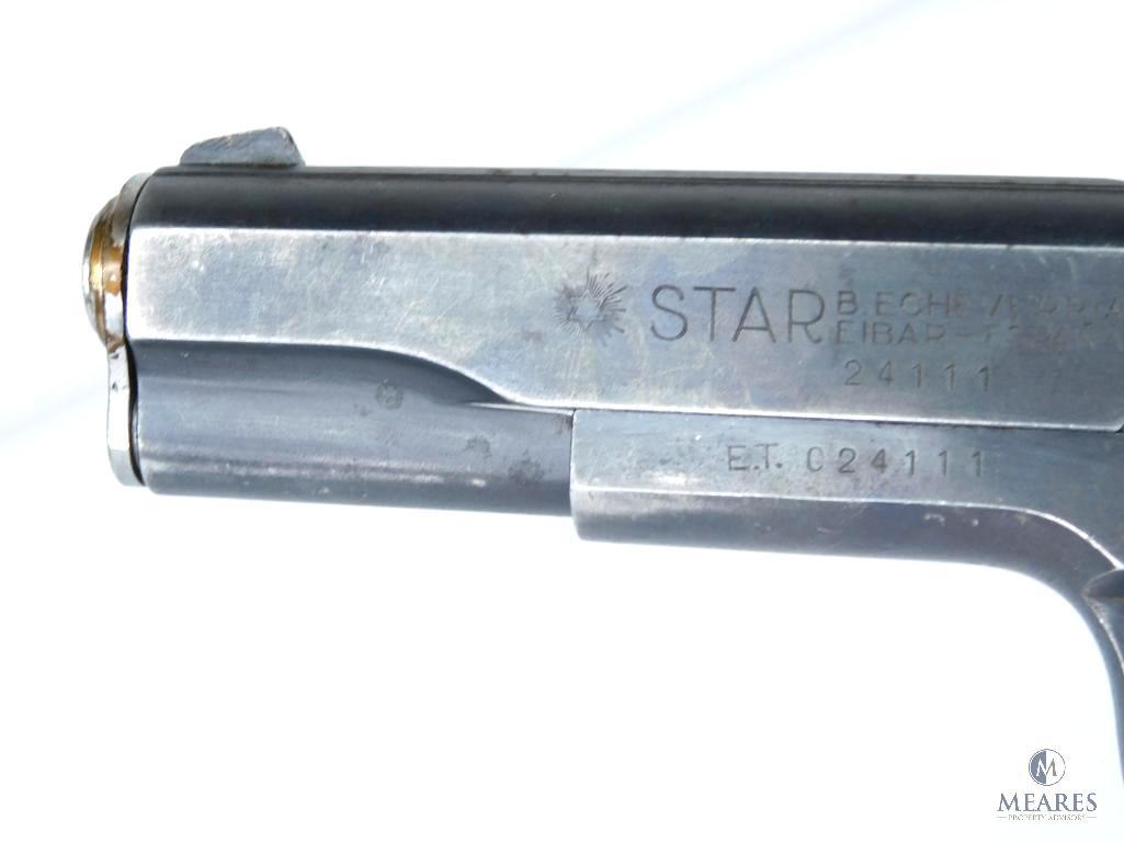 Star Model A Super 9x23MM Largo Semi Auto Pistol (5435)