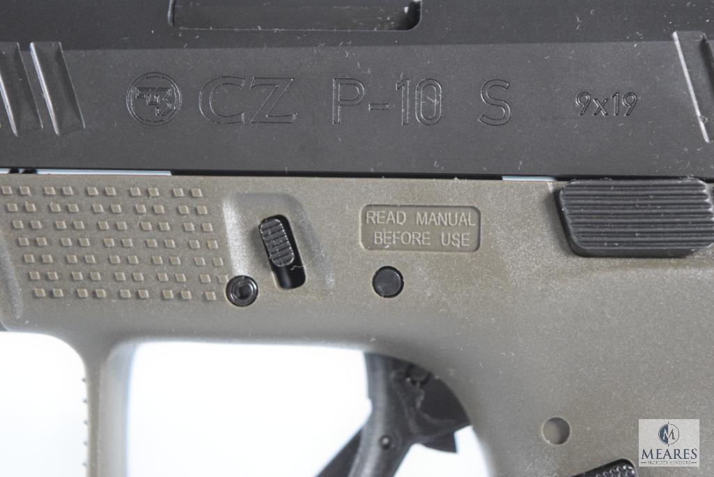 CZ Model P-10S 9MM Semi Auto Pistol (5365)