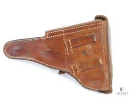P08 Luger Tan Leather Holster 1940 Waffenamt WaA286