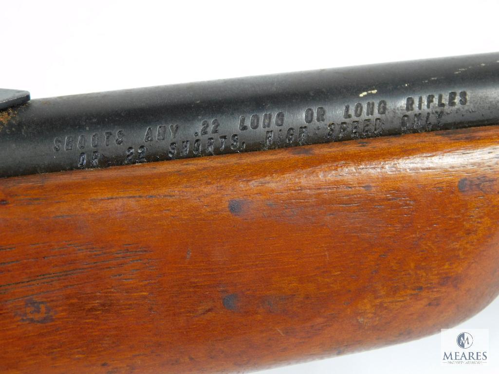 High Standard Sport King Field Model A-103 .22LR Semi Auto Rifle (5382)