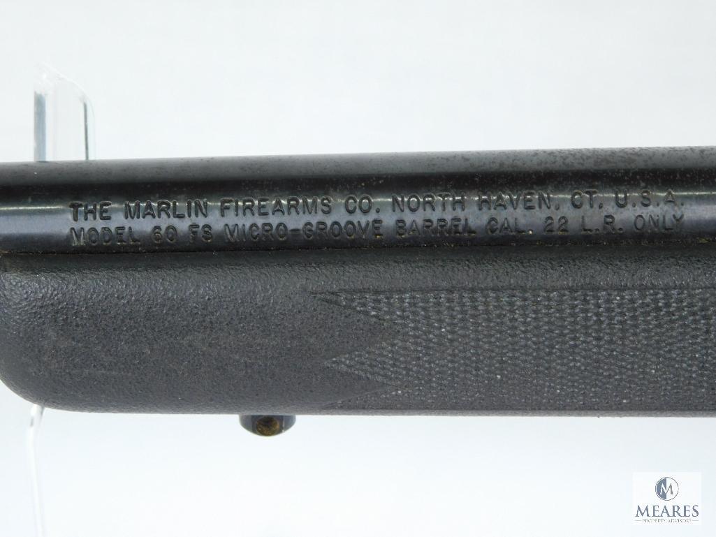Marlin Model 60FS Semi-Auto .22LR Cal. Rifle (5423)