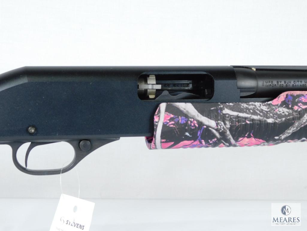 Stevens Model 320 Pump Action 20 Ga. Muddy Girl Camo Shotgun (5155)