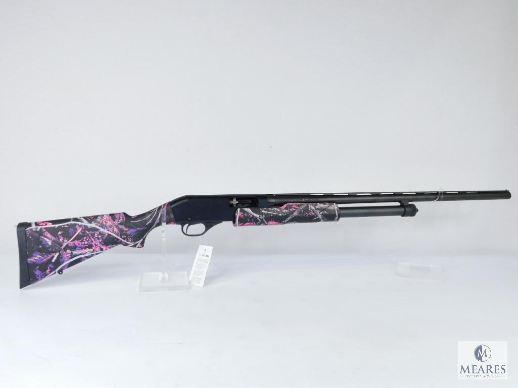 Stevens Model 320 Pump Action 20 Ga. Muddy Girl Camo Shotgun (5155)