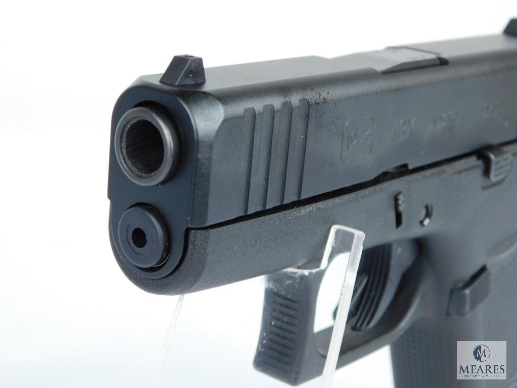 Glock Model 43X 9MM Semi Auto Pistol (5186)