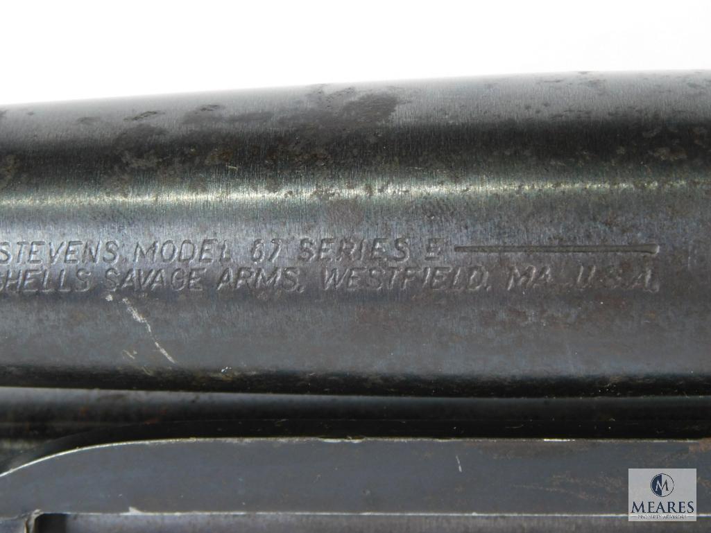 Stevens Model 67 Pump Action 12 Ga. Shotgun (5199)