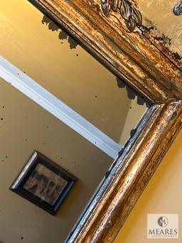 Vintage French Style Mirror with Gold Frame