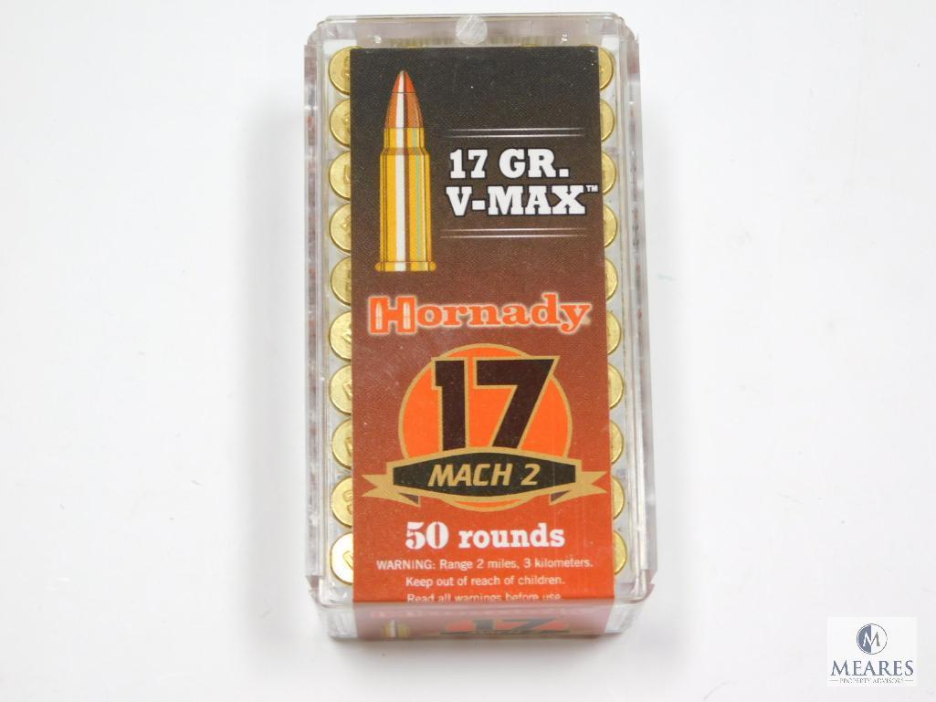 50 Rounds Hornady .17 Mach 2 With 17 Grain V-Max Bullet