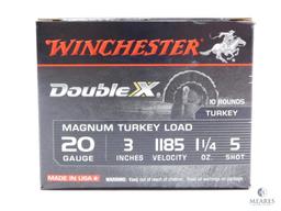 10 Rounds Winchester DoubleX .20 Gauge Mag Turkey Load 3" 1 1/4 oz.