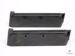 Group of Two New Eight Round .45 ACP Pistol Magazines - For Colt 1911 and Clones