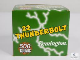 500 Rounds Remington Thunderbolt .22LR Ammunition - 40-grain