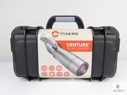 New Simmons Venture 15-45x60mm Spotting Scope with Tripod and Hard Case