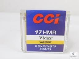 50 Rounds CCI 17 HMR Ammo. 17 Grain VMAX