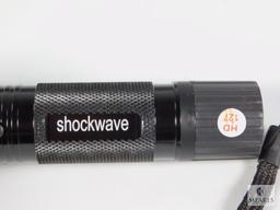 New Shock Wave Personal Protection Stun Gun & Flashlight, USB Rechargeable