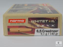20 Rounds Norma Whitetail 6,5 Creedmoor 9,1 g/140 Grain