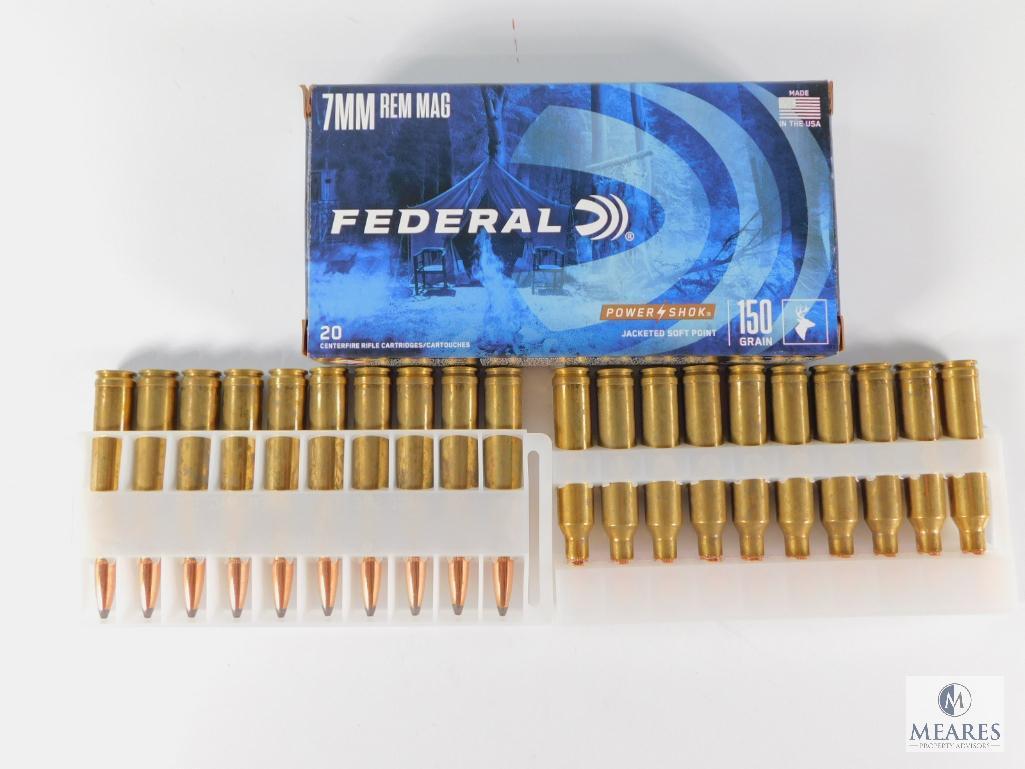 20 Rounds Federal 7mm Rem. Mag, 150 Grain JSP