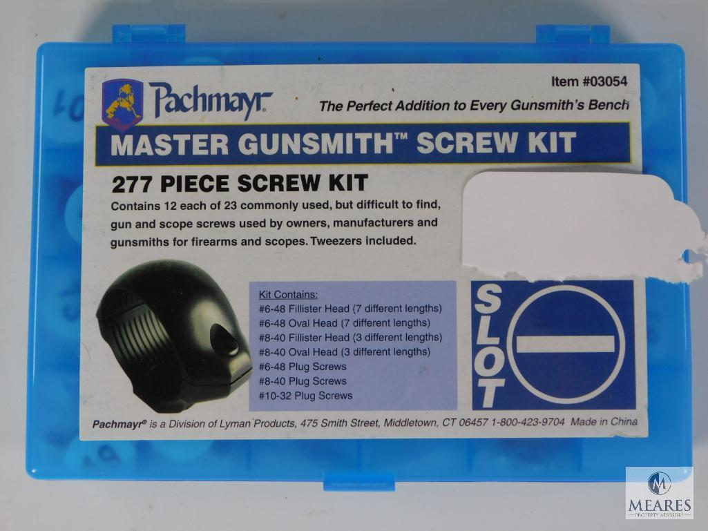 Pachmayr 277 Piece Master Gunsmith Screw Kit in Plastic Case