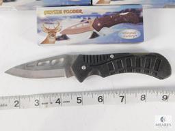 Four Whitetail Cutlery Knife, Gentle Folder, WT-176B