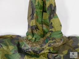 Camouflage Wet Weather Poncho