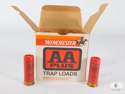 25 Rounds Winchester AA Plus Trap Loads, 12 Gauge 2 3/4", 8 Shot