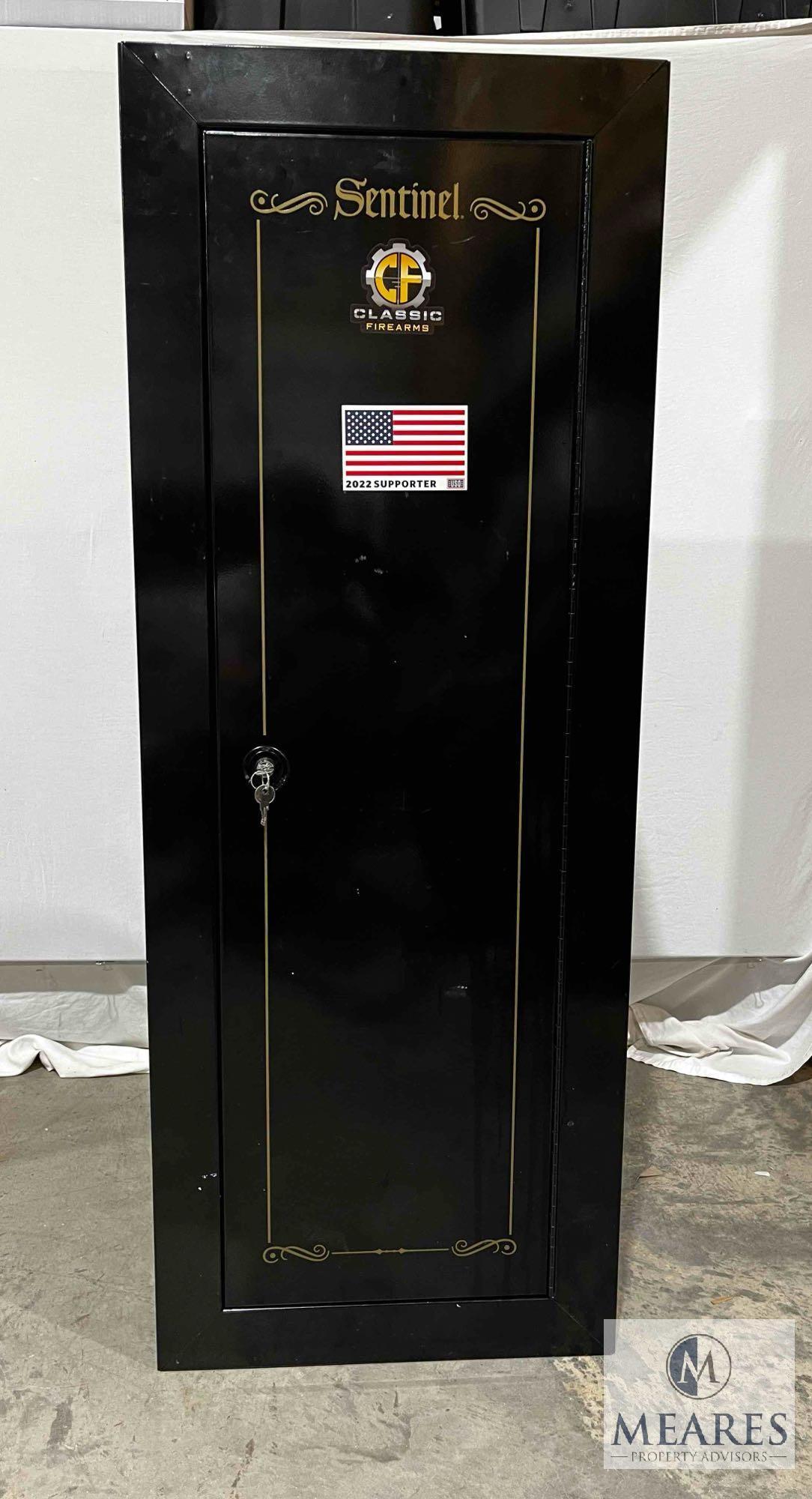 Sentinel Firearm/Ammunition Safe with Locking Door and Key