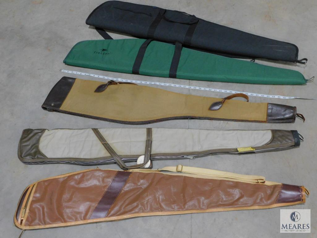 Lot of Five Soft Rifle Cases