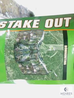 Up-N-Down Stake Out Double Sided Camo Material, 23"-36" High/12' Wide