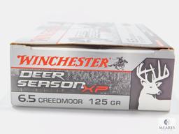 20 Rounds Winchester Deer Season XP 6.5 Creedmoor 125 Grain