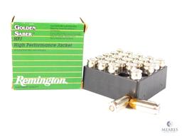 25 Rounds Remington Golden Saber .45 Automatic, 185 Grain Brass Jacketed Hollow Point