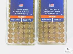 200 CCI Mini Mag .22 LR Copper-Plated Round Nose, 40 Grain 1235 FPS