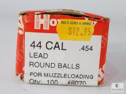 Approx. 75 .44 Cal Round Lead Balls for Muzzleloading