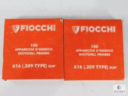 200 Rounds Fiocchi Shotshell Primers, 616 (.209 Type)