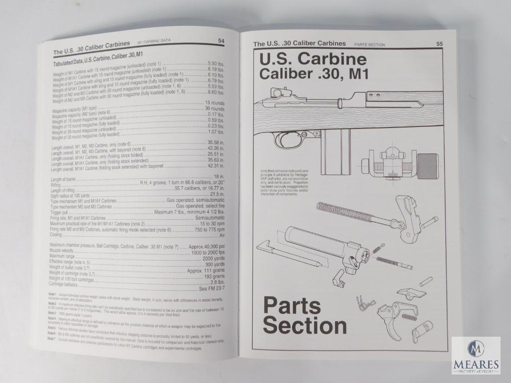 The U.S. .30 Caliber Gas Operated Carbines A Shop Manual