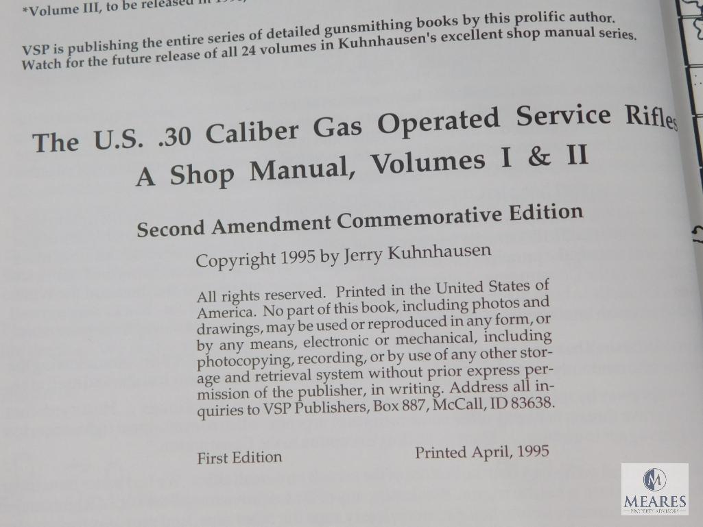 The U.S. .30 Caliber Gas Operated Carbines A Shop Manual Volumes I & II