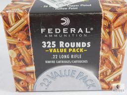 325 Rounds Federal Ammunition Value Pack .22 Long Rifle 36 Grain