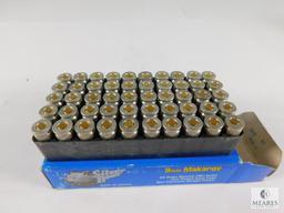 50 Rounds Silver Bear 9mm Makarov 94 Grain Bimetal Zinc Plated FMJ