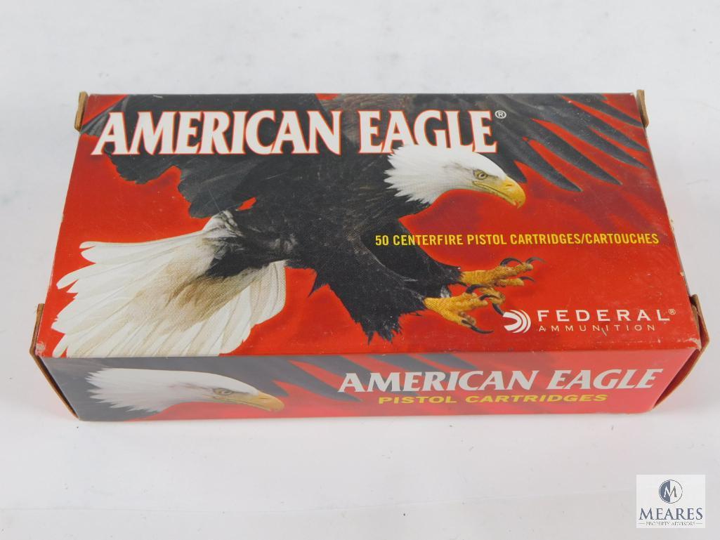 50 Rounds Federal Ammunition American Eagle 9mm Luger 115 Grain FMJ