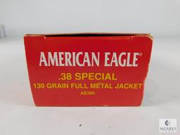 50 Rounds Federal Cartridge Company American Eagle .38 Special 130 FMJ