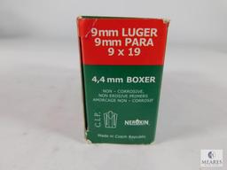 50 Rounds Sellier & Bellot 9mm Luger 115 Grain FMJ