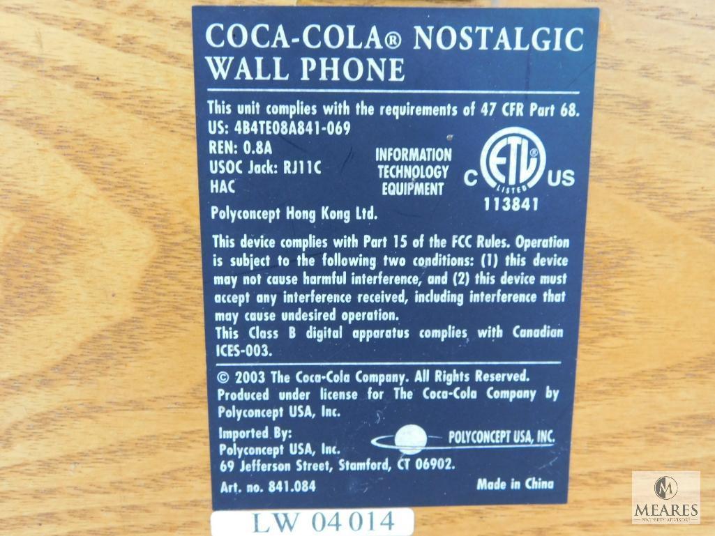 Coca-Cola 5 Cent Dial-Up Telephone