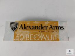 20 Rounds Alexander Arms Ammunition .50 Beowulf 300 GD Speer Brass Cased Boxer-Primed