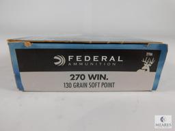 20 Rounds Federal Ammunition Power-Shok 270 WIN 130 Grain Soft Point