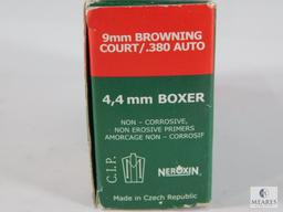 50 Rounds Sellier & Bellot 9mm Browning County/.380 Auto 92 Grain FMJ