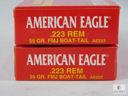 40 Rounds Federal Cartridge Company American Eagle .223 Rem 55 Grain FMJ Boat-Tail