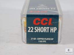 100 Rounds CCI 22 Short Copper Plated Hollow Point 27 Grain Varmint