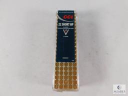 100 Rounds CCI 22 Short Copper Plated Hollow Point 27 Grain Varmint