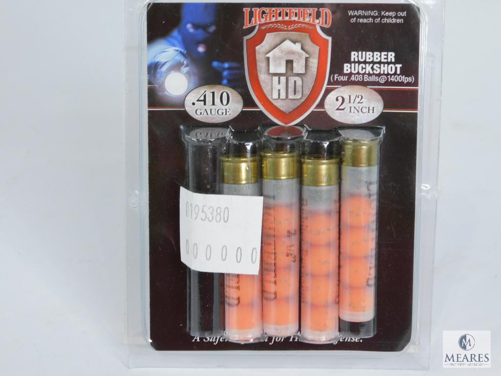 5 Shells Lightfield HD Rubber Buckshot .410 Gauge 2 1/2"